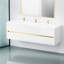 Meuble-lavabo mural 72 po avec double lavabo en résine et tiroir-1882885730