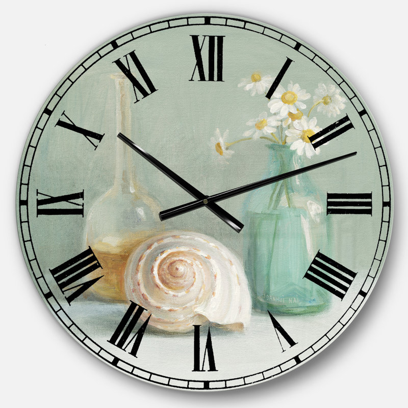 Horloge murale Pastel Bath III - Farmhouse, Moyen