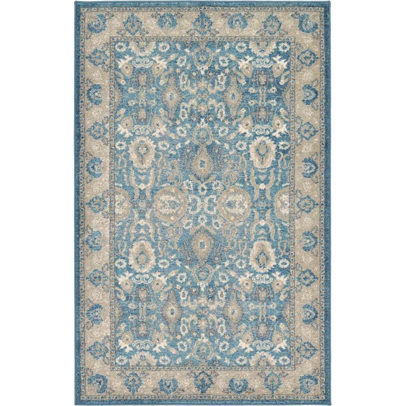 Linz Ikat Indoor Rug, Rectangle 2' x 3'