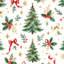 Papier peint auto-adhésif Peel and Stick Christmas Bows-132951955