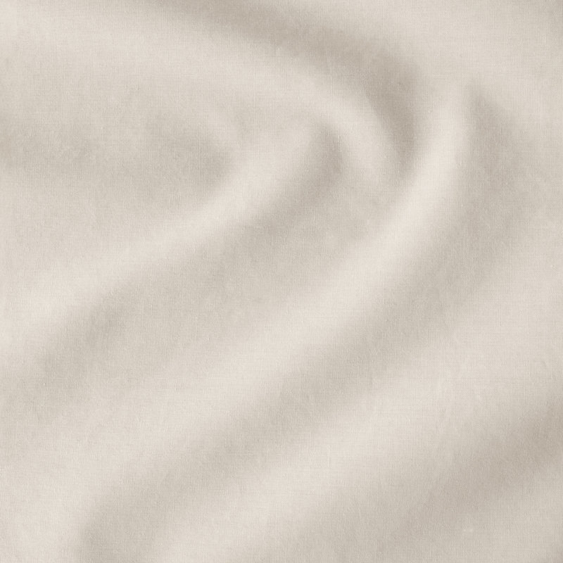 400 Thread Count Organic Cotton Sateen Duvet Cover Set, French Beige, Twin/Twin XL Duvet Cover + 1 Standard Sham