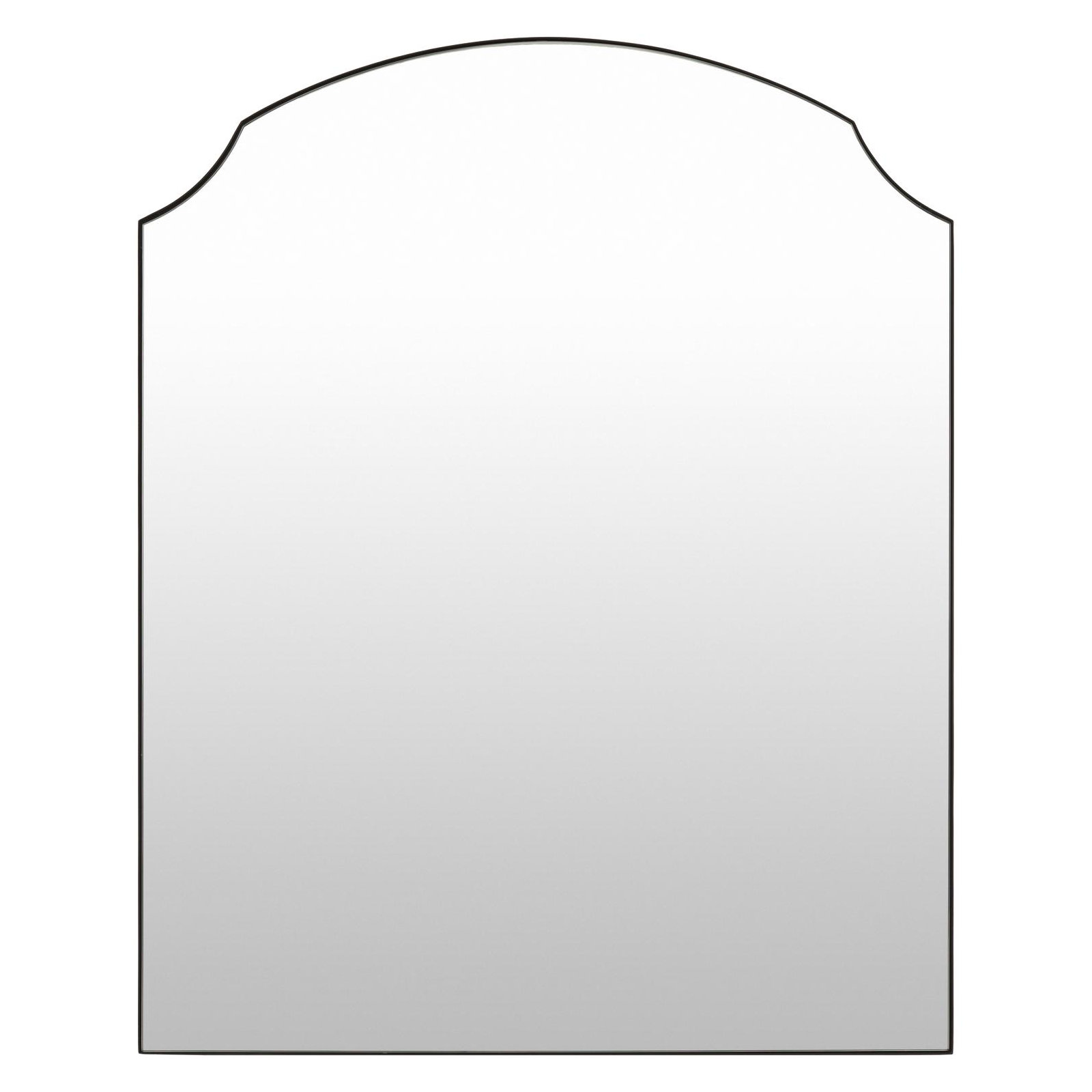 Galey Alix x Livabliss Landon Mirror, Matte Black, 36" x 29"