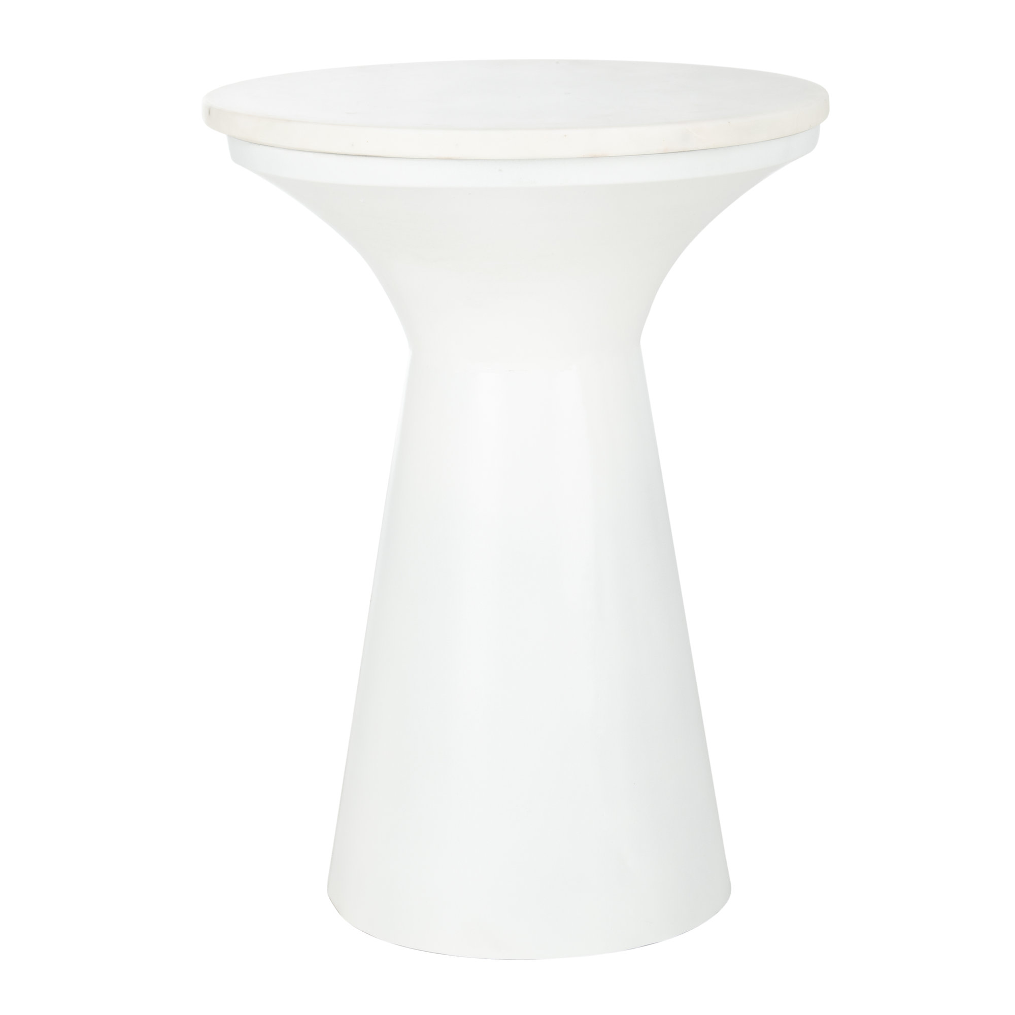 Quinley End Table, White