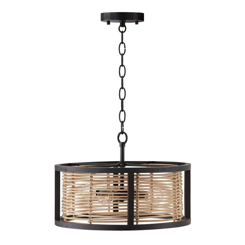 4 - Light Matte Black Pendant