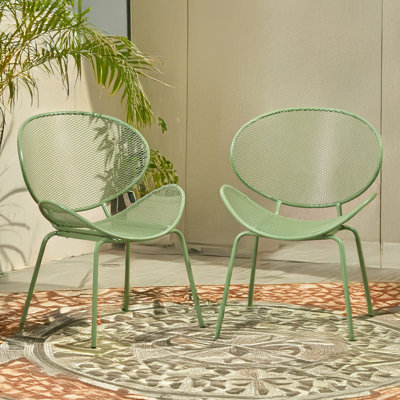 Chaise d'extérieur en fer