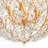 Floral Globe Sphere Crystal Chandelier-208571271
