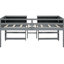 Lit mezzanine simple simple avec tablettes de rangement mobiles et tableau noir - gris nuance gris 2 et satisfaction