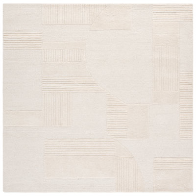 Laine touffetée à la main Harvest; Tapis d'intérieur en coton
