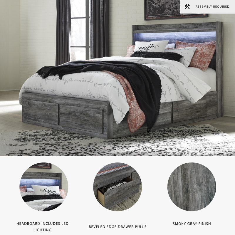 Kaisee Panel Bed, Queen