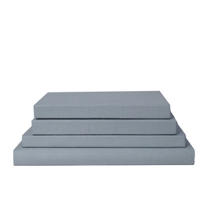Linen Wrapped Coffee Table Stack