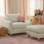 Chaise et demi rembourrée Evony