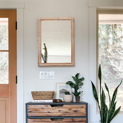 22 po x 30 po avec miroir en bois encadré pour la salle de bain