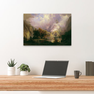 Rocky Mountain Landscape - Landscapes Museum Lakes Mountains Art