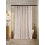 Rideau de douche rayé style ferme 72 x 84 pouces pour salle de bain, taupe
