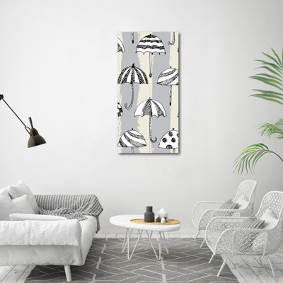 Umbrellas - Wrapped Canvas Print