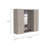 Medicine Cabinet, Double Door, Mirror, One External Shelf  -Light Gray-1780908508
