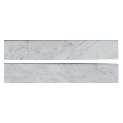 Astoria Isla 3 in. x 18 in. Matte Porcelain Bullnose Tile Trim