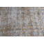Tapis turc Oushak rétro orange vif rétro pour un décor de chambre à coucher avec un motif traditionnel exquis