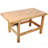 Solid Rubber Wood Workbench with Integrated Wood Vise for Workshop & Woodworking
