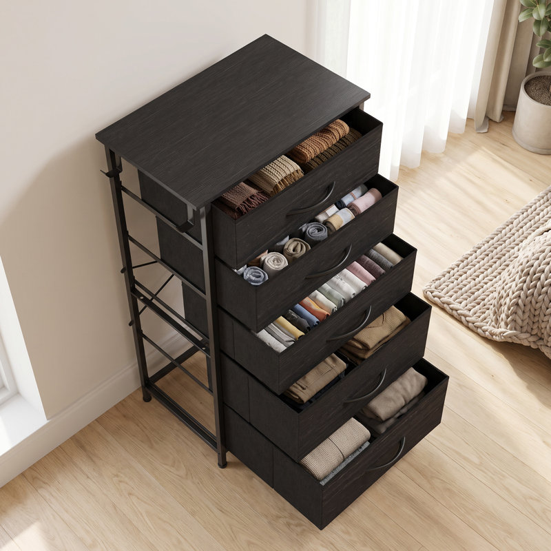 45 cm W Chest of 5 Drawers