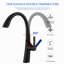 Robinet de cuisine escamotable en acier inoxydable-125772426