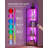 5-Tier Corner Bookcase with LED Lights-1296268512