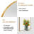 Kolodny Aluminium Arch Wall Mirror-1610881309-1610881308
