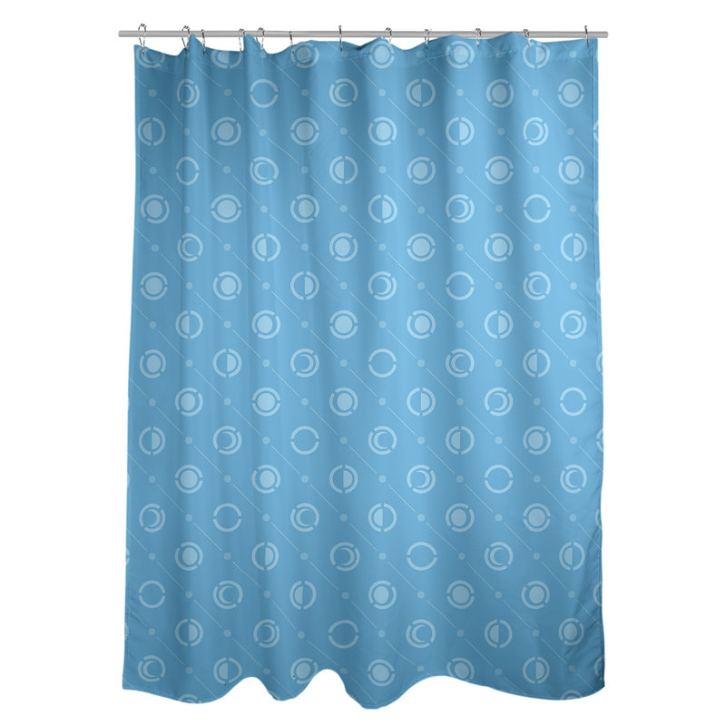 Rideau de douche à phases simples classic moon Noira Gothard, Vin