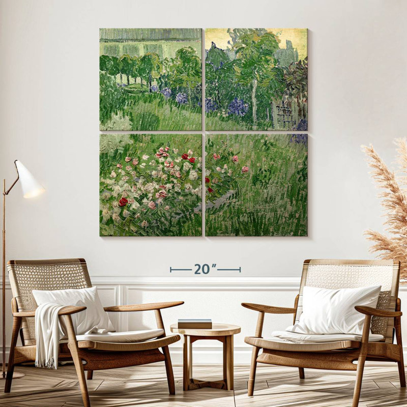 Jardin d'Alvord Daubigny, H 57 po x l 57 po