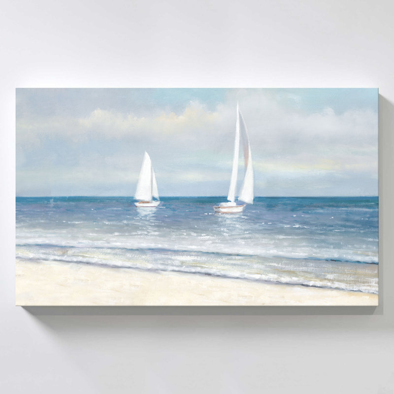 "Fair Island Sails" par TC Chiu, reproduction sur toile, H 18 po x l 30 po x P 1 po