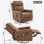 Fauteuil inclinable de massage inclinable avec massage à 8 points avec poche de chauffage et de rangement pour salon et cinéma maison, Modern-336355513
