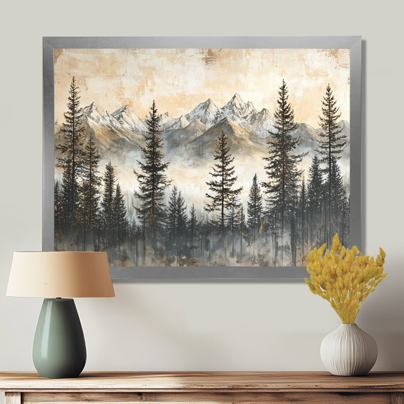 Gerarde - Landscapes Wall Art, Reproduction encadrée d'une seule photo, Argent argent, H 30 po x l 40 po