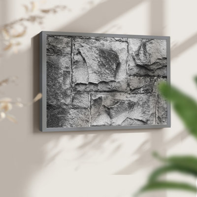 Found Textures VI -Framed Print - Restickable
