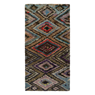 Wool Argyle Area Rug