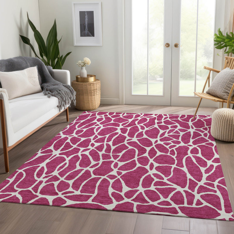 Premium Machine Washable Braylen AMF1024 Geometric Rug, Rectangle 5' x 7'6"