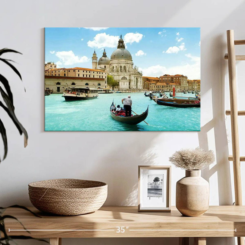 Ravi Grand Canal Boats, 16" H x 24" W