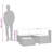 3 - Person Patio Conversation Set with Cushions-1636388044-1636388045