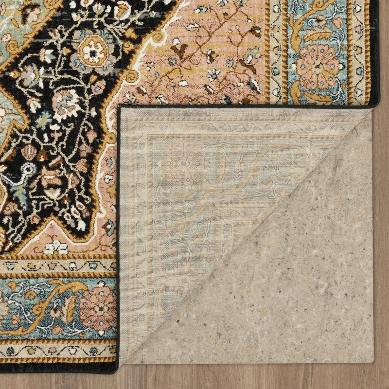 Bidjar Robin's Egg Blue and Beige Wool Area Rug 8' x 10'