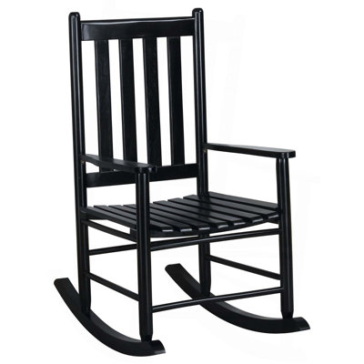 Practical Slat Back Youth Rocking Chair