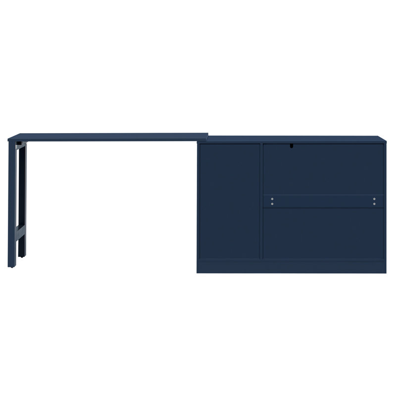 Buffet multifonctionnel de 89,7 po avec 2 portes, une table extensible et des tablettes réglables, une conception à lignes texturées en bois peu encombrante pour la vie principale, une table coulissante à tablettes, un vestibule idéal pour la cuisine