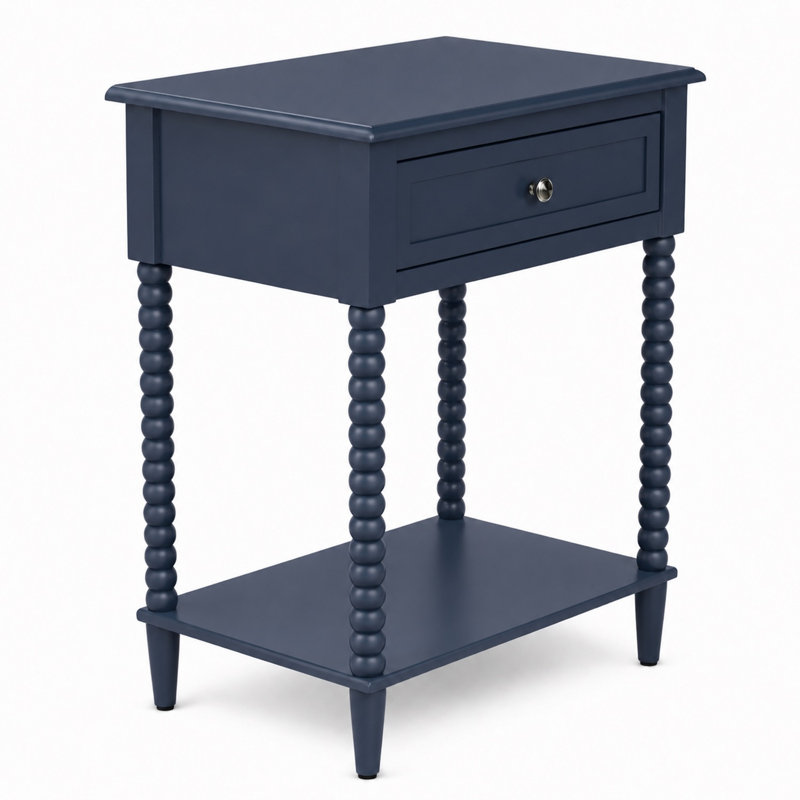  Table de chevet Preston Traditional, Navy