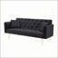 Canapé double pliable de 71 pouces en velours de style rétro américain pour petit salon, chambre à coucher et bureau