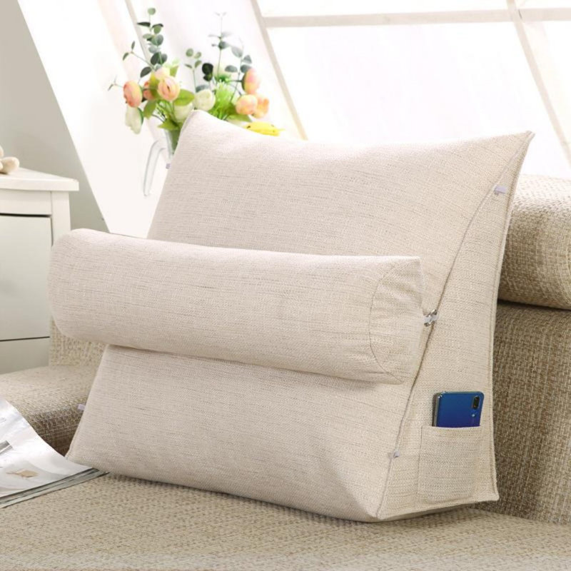 Coussin de dossier à dossier réglable Imitation, Beige