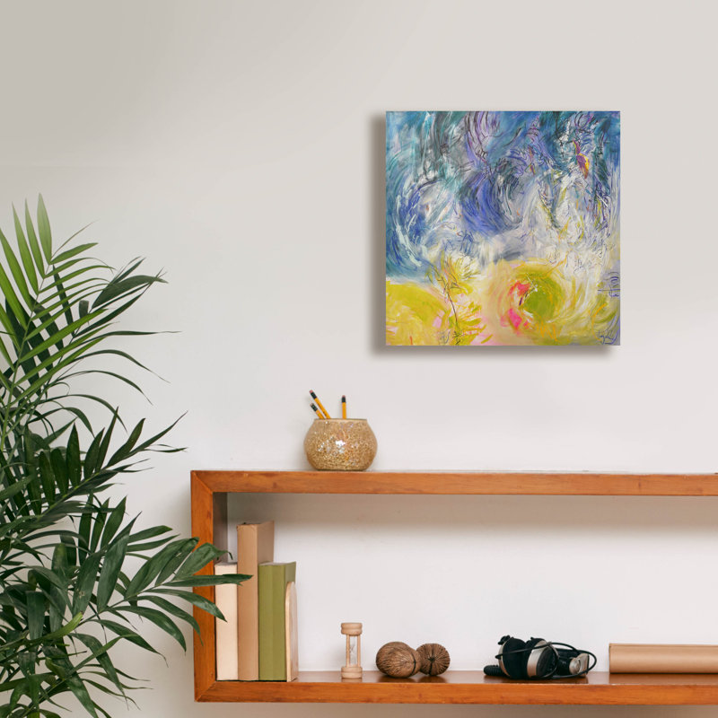  «Joint Light We Night» par Dorothy Fagan, art mural sur toile, 12 po x 12 po