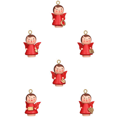 Imboden 1'' Handmade Wood Hanging Figurine Ornament