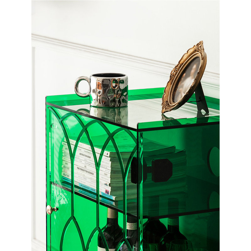 Armoire d'appoint Retro Light Luxury, Vert