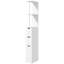 MDF / Particle Board Freestanding Linen Cabinet