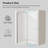 54"W X 76" H Double Sliding Frameless Shower Door With 5/16"(8mm) Clear Tempered Glass-129113653