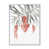 Toile avec cadre flottant blanc
