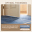 Tapis en lin moderne et minimaliste à bordure géométrique, bleu, gris, or, crème, ivoire, lavable à la machine, antidérapant, à poils courts, pour l'intérieur et l'extérieur, adapté aux animaux domestiques, idéal pour le salon, la chambre, la salle à manger, l'entrée, le couloir ou le bureau.-1640283200